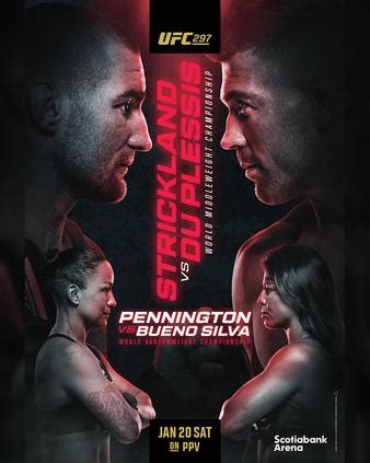 UFC 297 Odds & Betting Lines .